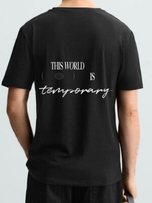 polera “this world is temporary”